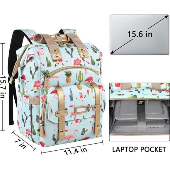 Laptop Backpack  for 15.6 Inch Laptop,Airline Approved  With USB Charging Port main image 5
